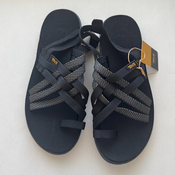 Teva Voya Strappy Sandals Women's Size 9 Hera Black 1099271 NWT - Picture 10 of 10